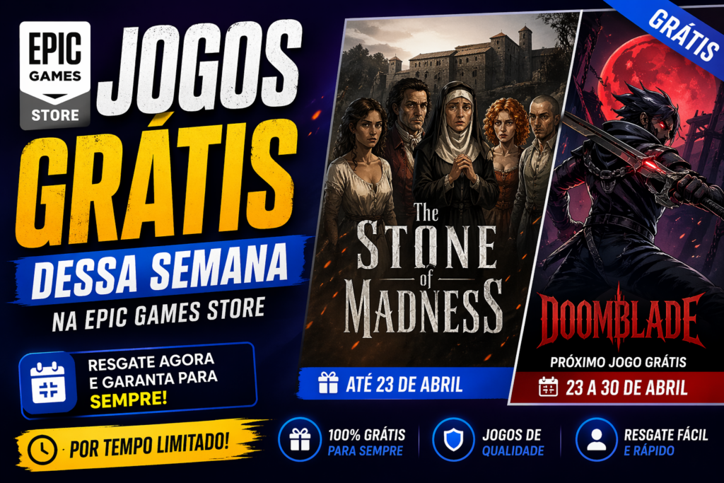 Jogos Grátis na Epic Games Store