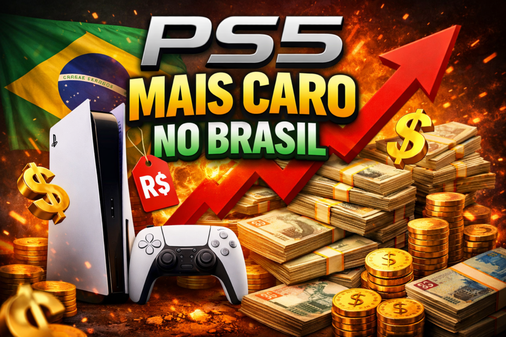 🎮 PS5 mais caro no Brasil: entenda o aumento de preço e como isso afeta os gamers